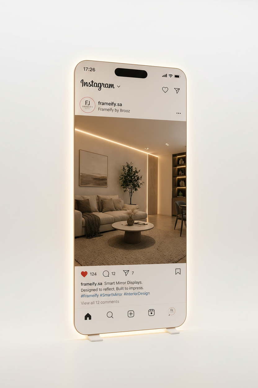 Frameify Instagram Frame – Illuminated Display Frame